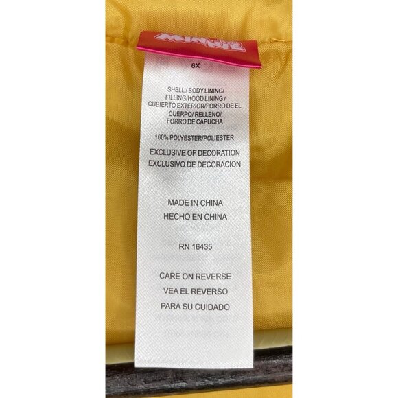 Disney Junior Minnie Mouse Lightweight Full Zip Jacket Girls 6X Hooded Pockets - Picture 4 of 4